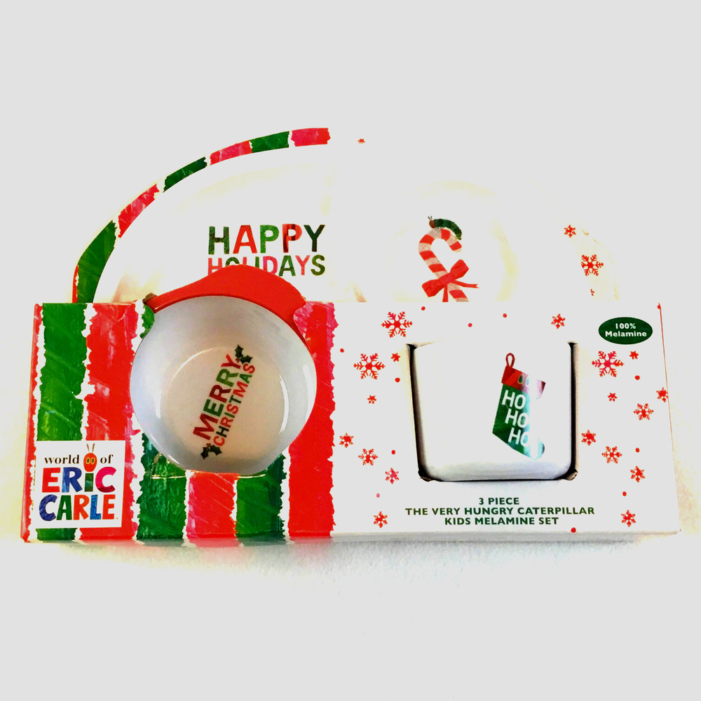 Eric Carle Very Hungry Caterpillar Kids Plate Set New in Pkg